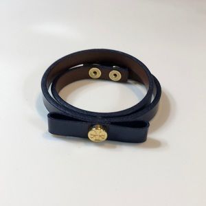 Tory Burch wrap patent leather bracelet